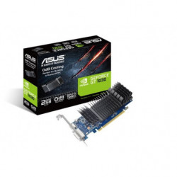 ASUS nVidia GeForce GT1030-SL-2G-BRK 2GB GDDR5 Low Profile Graphics Card with Bracket For Silent HTPC Build (With I/O Port Br