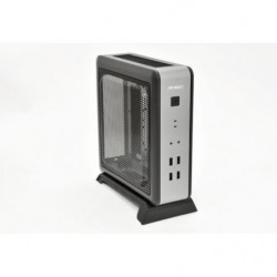 Antec ISK110-VESA ITX MB, Slim Form Factor case with External 90w PSU. 2 x USB 3.0 and 2 x USB 2.0. HD Audio. VESA Bracket 10