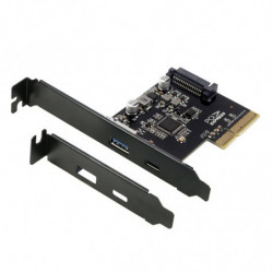 (LS)Simplecom EC312v2 PCIe x4 to 2-Port USB 3.2 Gen II 10Gbps USB-C and USB-A Expansion Card