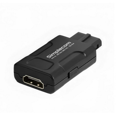 Simplecom CM461v2 HDMI Adapter Composite AV and S-Video to HDMI Converter for Nintendo NGC N64 SNES SFC