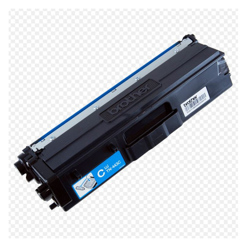 Brother TN-443C Colour Laser Toner- High Yield Cyan- to suit HL-L8260CDN/8360CDW MFC-L8690CDW/L8900CDW - 4,000Pages