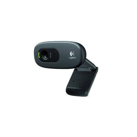 Logitech C270 3MP HD Webcam 720p/30fps, Widescreen Video Calling, Light Correc, Noise-Reduced Mic for Skype, Teams, Hangouts,