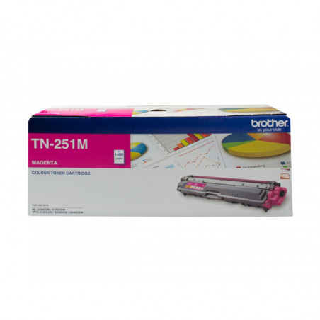 Brother TN-251M MAGENTA TONER CARTRIDGE TO SUIT HL-3150CDN/3170CDW/MFC-9140CDN/9330CDW/9335CDW/9340CDW /DCP-9015CDW(1,400 Pag