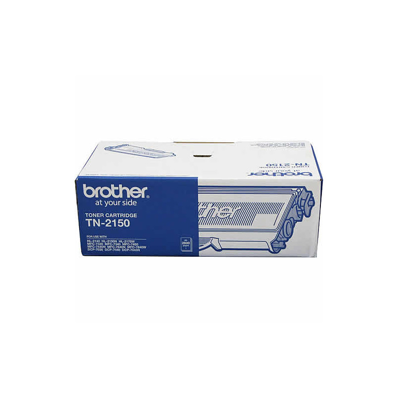 Brother TN-2150 Brother TN-2150 Mono Laser Toner - High Yield, HL-2140/2142/2150N/2170W, DCP-7040, MFC-7340/7440N/7840W- up t