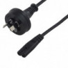 8Ware 2 Pin Core Power Cable 2m AU Plug 240v to IEC C7 figure eight Female Appliance Wall Duty for Notebook AC Adaptor POS OE