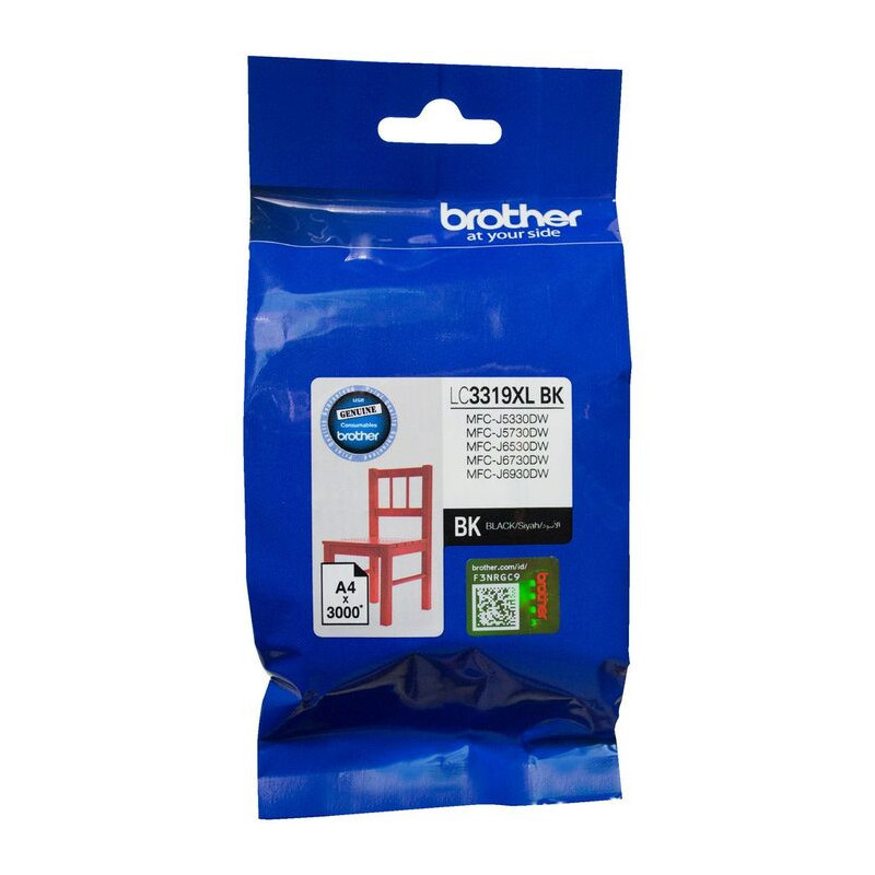 Brother LC-3319 XL Black to Suit - J5330DW/J5730DW/J6530DW/J6730DW/J6930DW