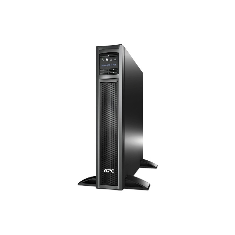 APC Smart-UPS X 750VA/600W Line Interactive UPS, 2U RM/Tower, 230V/10A Input, 8x IEC C13 Outlets, Lead Acid Battery, SmartSlo