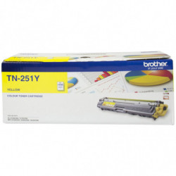 Brother TN-251Y - YELLOW TONER CARTRIDGE TO SUIT HL-3150CDN/3170CDW/MFC-9140CDN/9330CDW/9335CDW/9340CDW /DCP-9015CDW(1,400 Pa