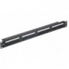 Astrotek 24 Ports UTP Patch Panel CAT6 RJ45 for 19' 1RU Rack Mount Data Network Cabinet Server PCB Type 110/Krone 3U' Black