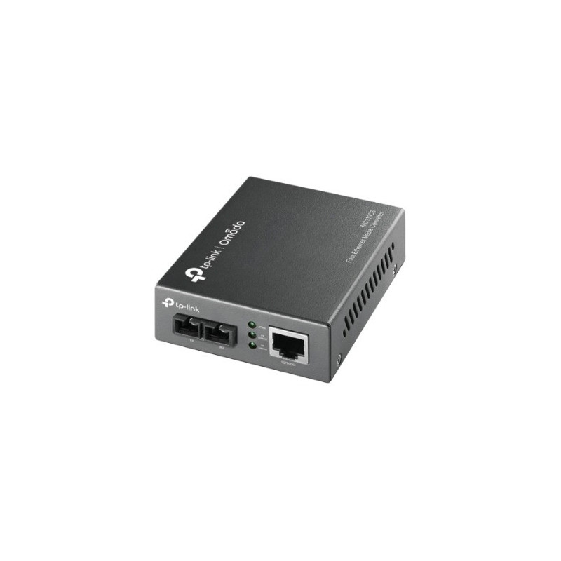 TP-Link MC110CS 10/100Mbps Single-Mode Media Converter Convert 100BASE-FX Fiber to 100Base-TX Copper Media Extends Fiber Dist