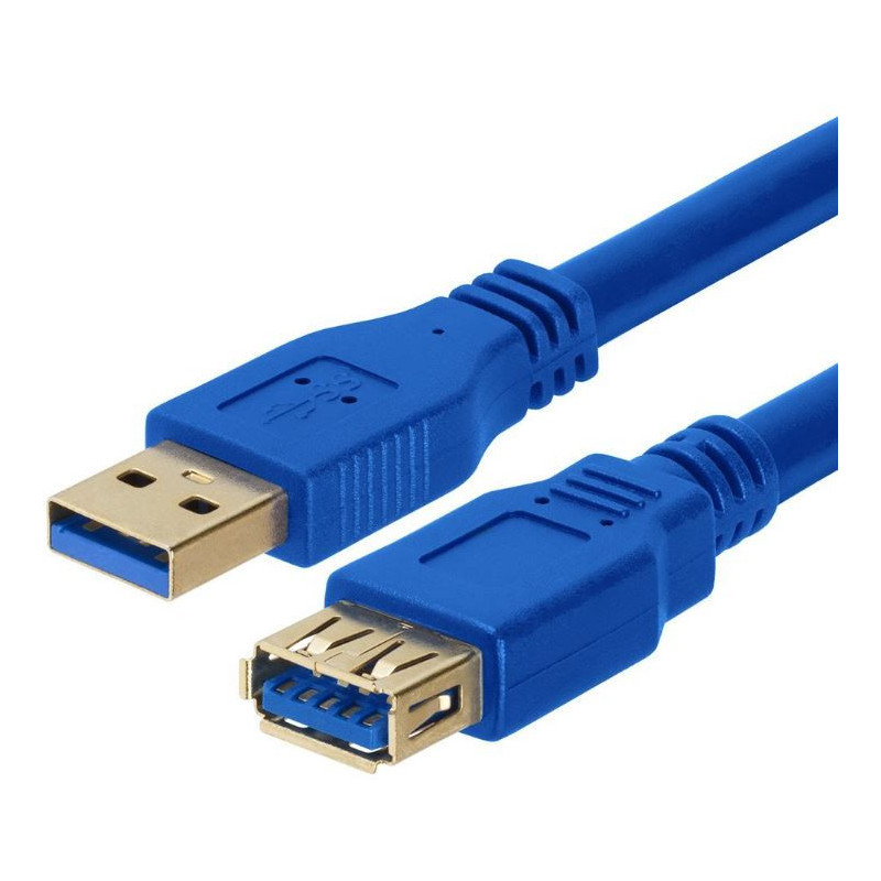 Astrotek USB 3.0 Extension Cable 3m - Type A Male to Type A Female Blue Colour