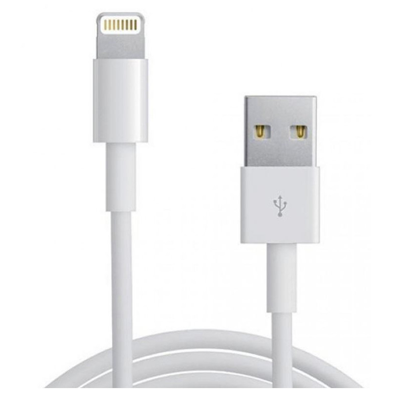 Astrotek 1m USB Lightning Data Sync Charger White Color Cable for iPhone X 9 8 7S 7 Plus 6S 6 Plus 5 5S iPad Air Mini iPod
