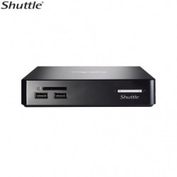 Shuttle NS02AV2 Mini PC 0.5L System-Rockchip RK3368, 2GB RAM, 16GB eMMC, LAN, 4xUSB, WIFI BT, VESA, HDMI, Android 8.1, Free D