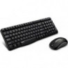RAPOO X1800S 2.4GHz Wireless Optical Keyboard Mouse Combo Black - 1000DPI Nano