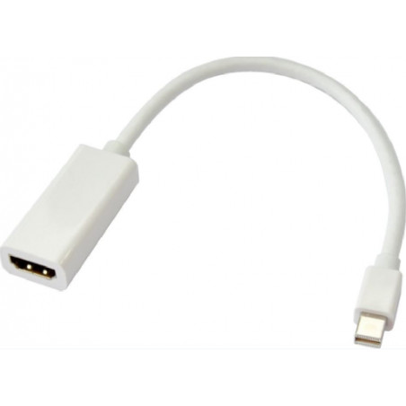 Astrotek Mini DisplayPort DP to HDMI Cable 15cm - 20 pins Male to Female 1080P Adapter Converter for Macbook Pro Air iMac Mic