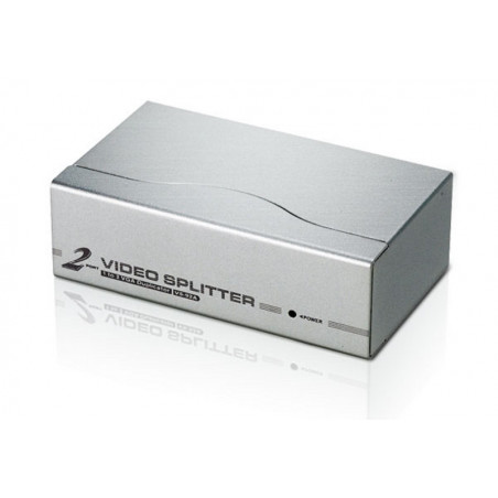 Aten Video Splitter 2 Port VGA Splitter 350Mhz, 1920x1440@60Hz, Cascadable to 3 levels (Up to 8 Outputs)