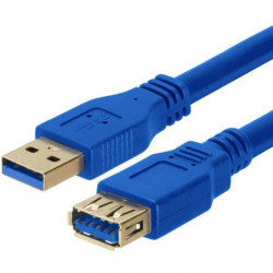 Astrotek USB 3.0 Extension Cable 3m - Type A Male to Type A Female Blue Colour