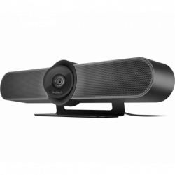 Logitech MeetUp 4K Conferencecam with 120-degree FOV & 4K Optics HD Video & Audio Conferencing Camera System for Small Meetin