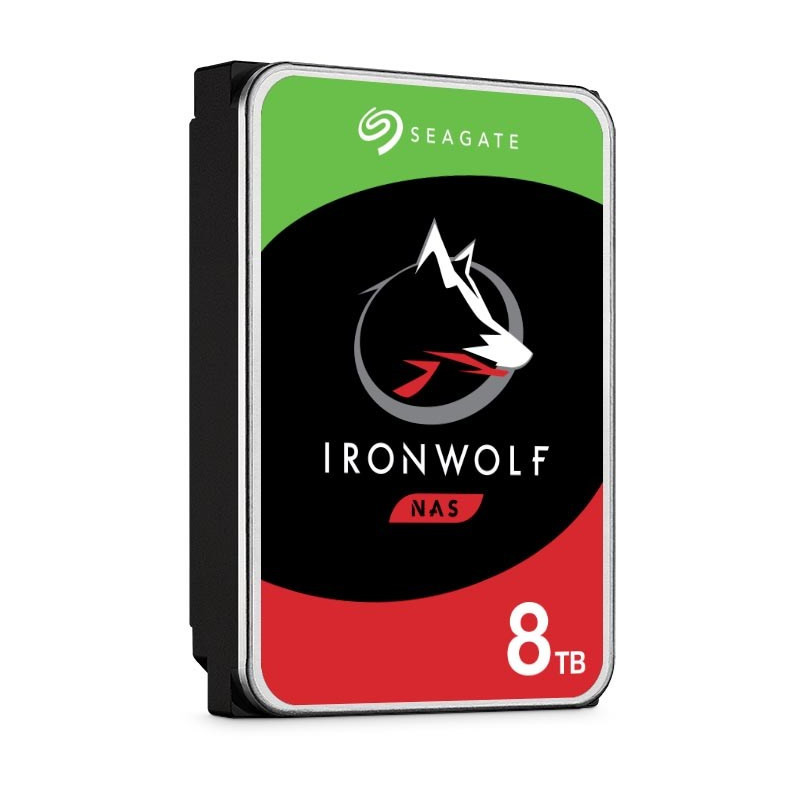 Seagate 8TB 3.5'  IronWolf, SATA3, NAS 24x7, 7200 RPM, 256MB Cache  HDD (ST8000VN004)