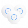 Ubiquiti NanoHD Unifi Compact 802.11ac Wave2 MU-MIMO Enterprise Access Point, 3-Pack *PoE injector is not included, Upgrade f