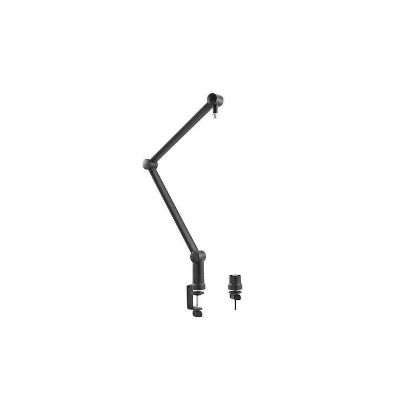 Brateck Professional Microphone Boom Arm Stand, 360° Rotatable Boom, Clip-On Cable Holder, Foldable Scissor Arm Design(LS)