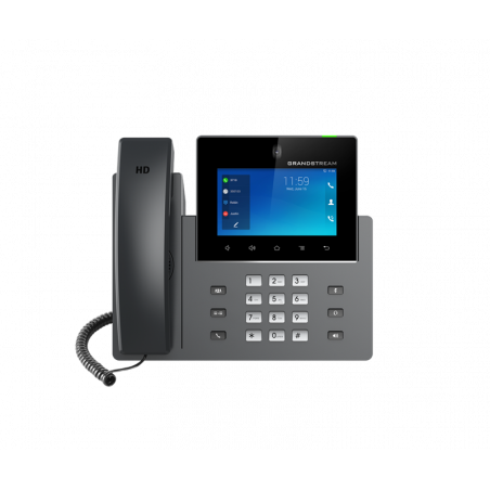 *LS* Grandstream GXV3350 16 Line Android IP Phone, 16 SIP Accounts, 1280 x 800 Colour Touch Screen, 1MB Camera, Built In Blue
