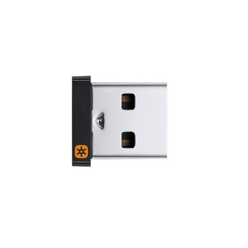 Logitech USB Unifying Receiver Connects Wireless Keyboard Mouse Multiple 6 Devices to Your Computer 10m Range Tiny Size  910-
