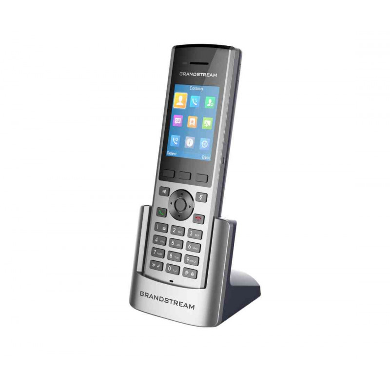 Grandstream DP730 Cordless High-Tier DECT Handset, 240x320 Colour LCD, 3 Programmable Soft Keys, 40hrs Talk Time & 500hrs Sta