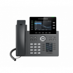 Grandstream GRP2616 6 Line IP Phone, 6 SIP Accounts, 480x272 Colour Screen, HD Audio, Integrated Bluetooth WiFi, Powerable Vi