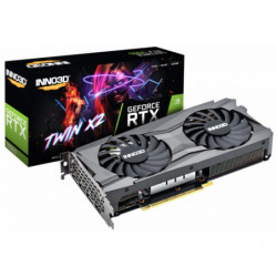 INNO3D nVidia GeForce RTX 3060 TWIN X2 12G GDDR6, 1777MHz Boost Clock, RAM 15Gbps, 3xDP. 1xHDMI, 240x120mm x 2-slot (3060)