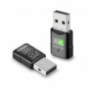 Astrotek AC600 mini Wireless USB Adapter Nano Dual Band WiFi External LAN Network Adaptor for PC MAC Desktop Notebook TV