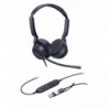 Yealink UH42 Dual Teams USB-C/A Microsoft Certified Teams USB Wired Headset, Noise-Canceling Microphone, Leather Ear Cushions