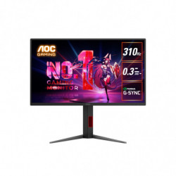 AOC 24.5' 310Hz IPS Gaming Monitor 25G4S: Fast IPS, 1920x1080 @ 310Hz, 0.3ms response, 400 cd/m² brightness, 115% sRGB, adju