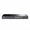 TP-Link SG2218 JetStream 16-Port Gigabit Smart Switch with 2 SFP Slots, Support Omada SDN, L2/L3/L4 QoS, Static Routing, Rack