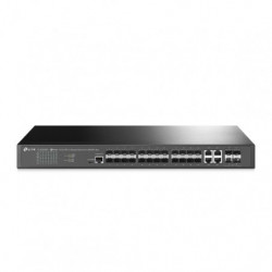 TP-Link SG3428XF Omada 24-Port SFP L2  Managed Switch with 4 10GE SFP  Slots, Integration with Omada SDN Controller