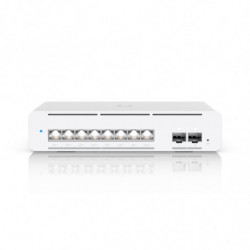 Ubiquiti Pro XG 8 PoE, Compact Desktop/Wall-mountable, Professional-grade 8-port, Layer 3 Etherlighting  PoE   Switch With (8