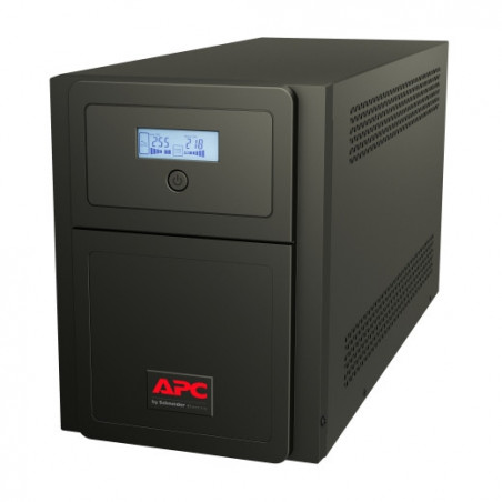 APC Easy UPS 1 Ph Line Interactive, 3kVA, Tower, 230V, 6 IEC C13 outlets, AVR, Intelligent Card Slot   Dry Contact, LCD