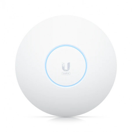 Ubiquiti UniFi U6-Enterprise WiFi 6E 4x4 MIMO PoE  Access Point,140m Coverage,600  Device&2.5GbE Uplink, Ceiling Mount,For Hi