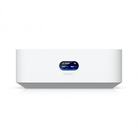 Ubiquiti UniFi Express 7, Mesh-scalable, Super-compact 10G Cloud Gateway, Integrated WiFi 7 With 6 GHz support, 140 m² Cover