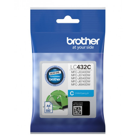 Brother CYAN INK CARTRIDGE TO SUIT MFC-J5340DW/MFC-J5740DW/MFC-J6540DW/MFC-J6740DW/MFC-J6940DW -UP TO 550 PAGES
