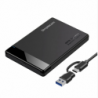 Simplecom SE109 Tool-free 2.5' SATA HDD SSD to USB-C Enclosure USB 3.2 Gen 1 Compatible with 7mm and 9.5mm laptop 2.5' SATA H