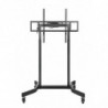 Brateck Standard Motorized TV Cart Fit 55'-100' Up to 120kg- Matte Black , VESA Compatible: 200x200 up to 800x600 （LS）
