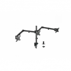 (LS) mbeat® activiva Triple-Screen Articulating Monitor Arm Ideal for a seamless triple monitor setup (13'-27'), it offers f