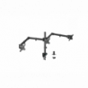 (LS) mbeat® activiva Triple-Screen Articulating Monitor Arm Ideal for a seamless triple monitor setup (13'-27'), it offers f