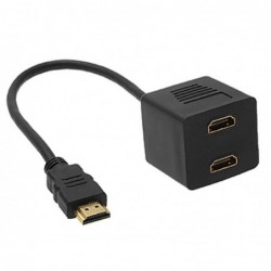 Astrotek HDMI Splitter Cable 15cm - v1.4 Male to 2x...