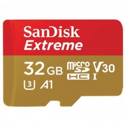 SanDisk Extreme 32GB microSD SDHC V30 U3 C10 A1 UHS-1...