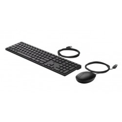 HP 320MK USB Wired Desktop Keyboard Mouse Combo...