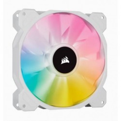 Corsair White SP140 RGB ELITE, 140mm RGB LED Fan with...