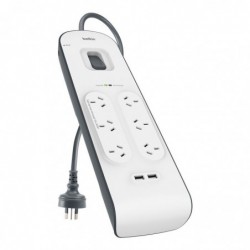 Belkin SurgePlus 6-Outlet 2-Meter Surge Protection Strip...