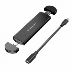 Simplecom SE522 NVMe / SATA M.2 SSD to USB 3.2 Gen 2 Dual...